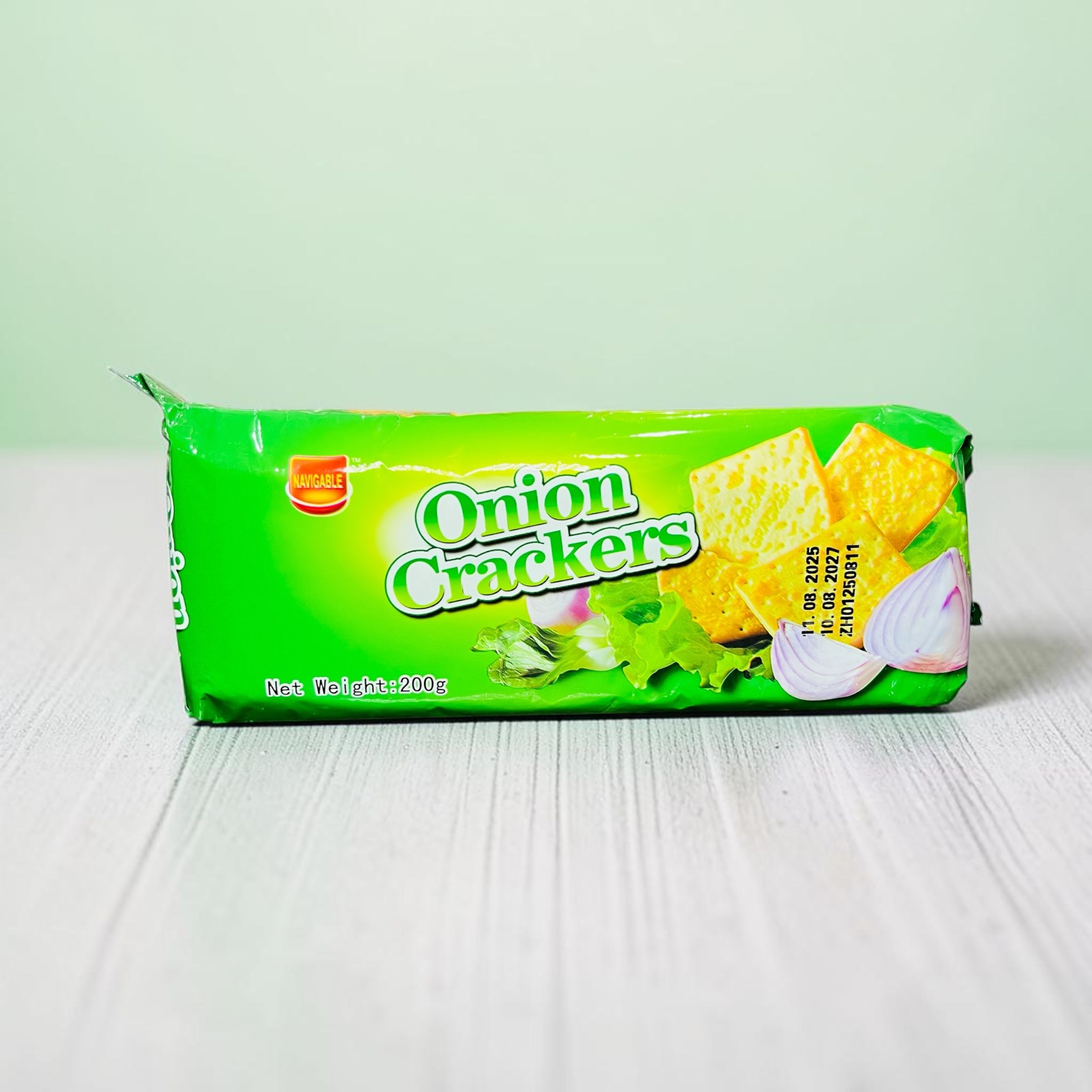 1 	ONION CRACKERS BISCUIT